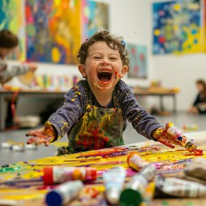 Parent (Caregiver) and Toddler Art, Monday, 10.30-11.30am, Ages 1-3, October 6-Dec 15